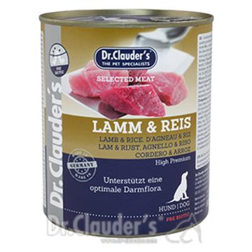 Dr. Clauders Selected Meat Prebiotics Lamm+Reis 800g