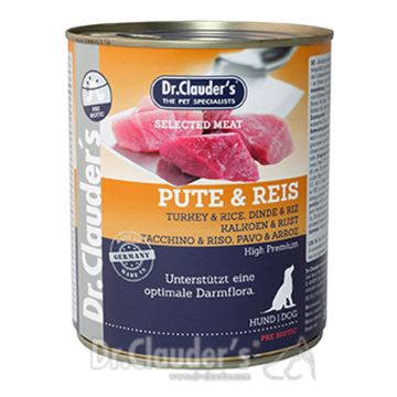 Dr. Clauders Selected Meat Prebiotics Pute+Reis 800g