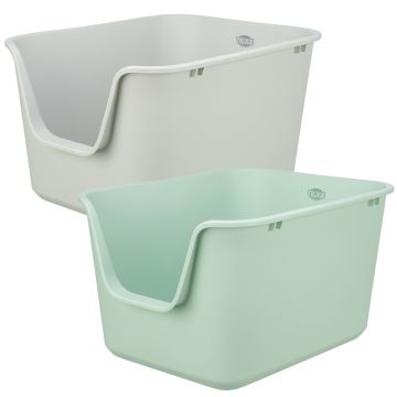 Katzentoilette Pavo, hoher Rand, 44x32x55 cm
