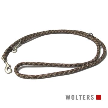Wolters Führleine Everest, reflektierend, tabac/sand