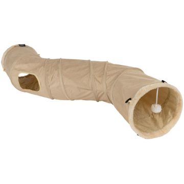 ZOOPREME Katzentunnel Twist 124 cm, beige