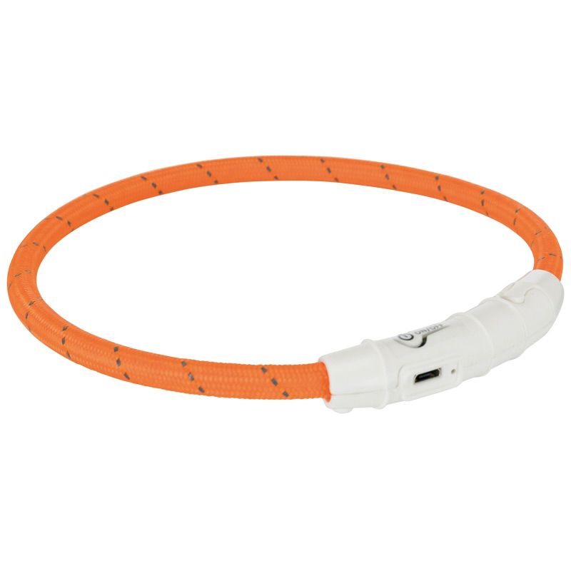 USB Flash Leuchtring, XS-S: 35cm/7mm, orange
