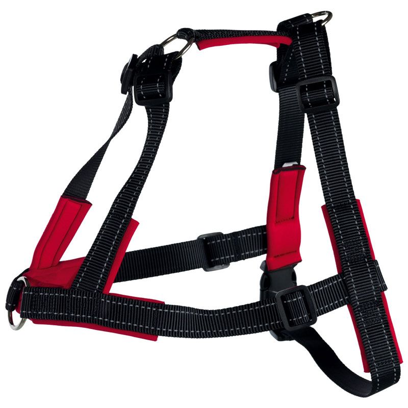 Lead n Walk Soft Geschirr, S-M: 45-70 cm/25 mm, schwarz