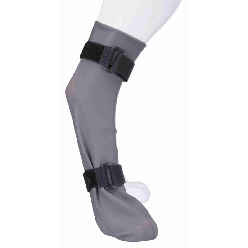 Schutzsocke, Silikon, M: 8 cm/35 cm, grau
