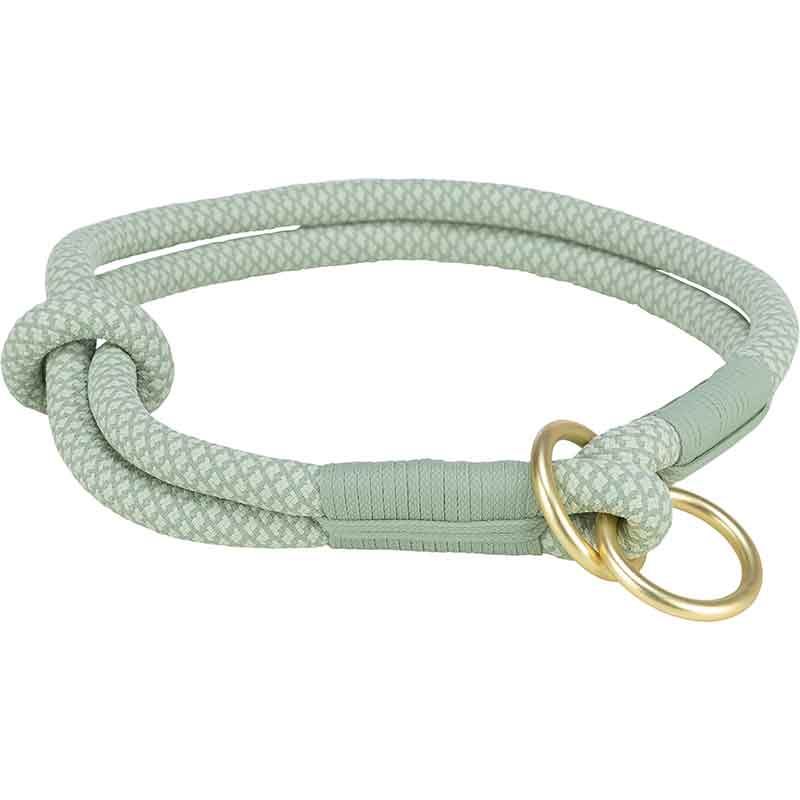 Soft Rope Zug-Stopp-Halsband, Gr. XS-S, salbei-mint