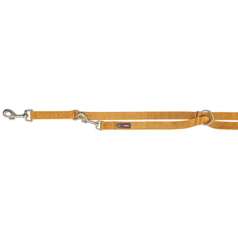 Premium V-Leine, XS-S: 2,00 m/15 mm, curry