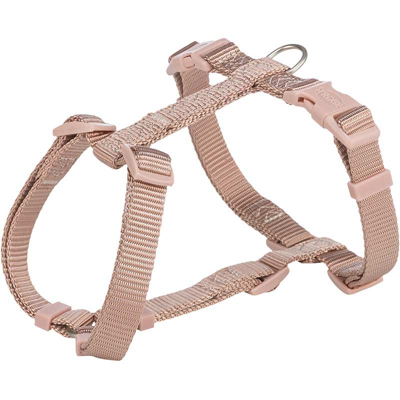 Premium H-Geschirr, XXS-XS: 20-32cm/10mm, blush