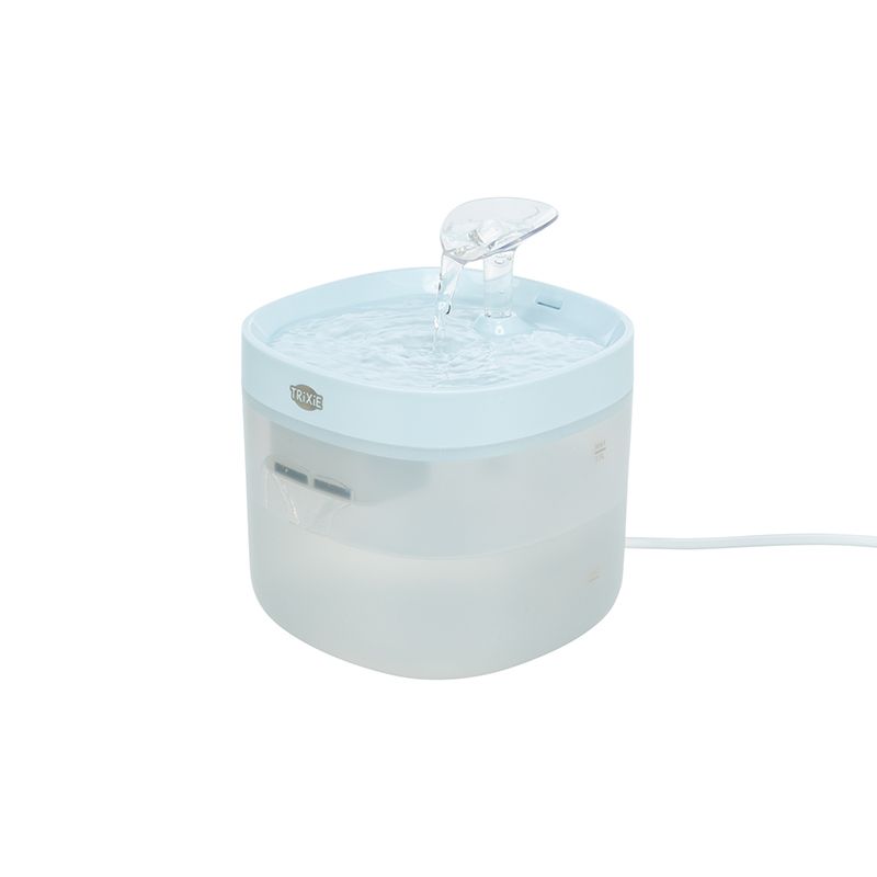 Trinkbrunnen Clear Stream, 1,5 L/15x15x13,1cm, hellblau