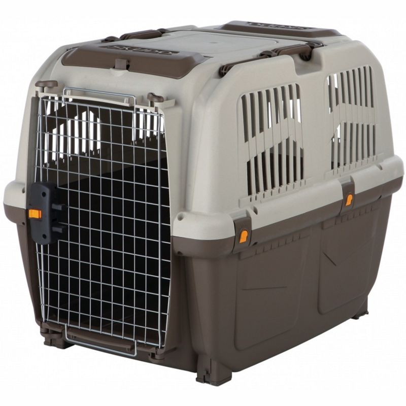 Transportbox Skudo 5, M: 59x65x79 cm, bis 35kg, taupe/sand