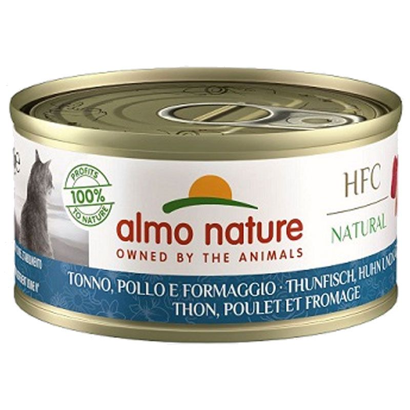 Almo Nature HFC Cuisine Thunfisch, Huhn und Käse 70g