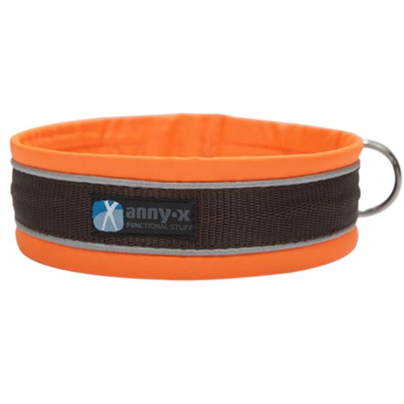 Anny-x Steckhalsb. Protect,Gr.3: 32-38cm, leuchtorange/braun