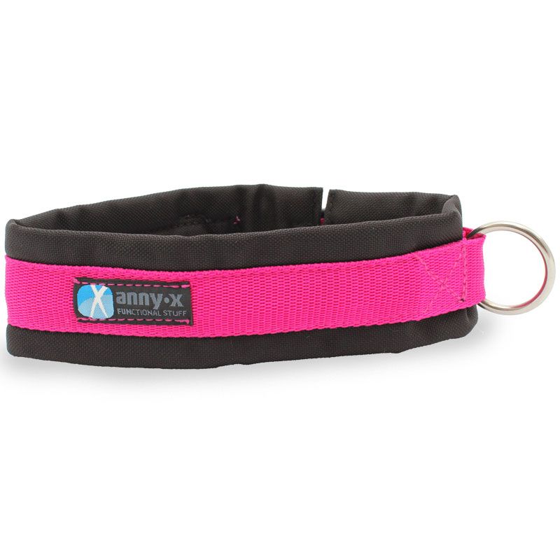 Anny-x Steckhalsband Fun, Gr.8: 57-63cm, schwarz/pink