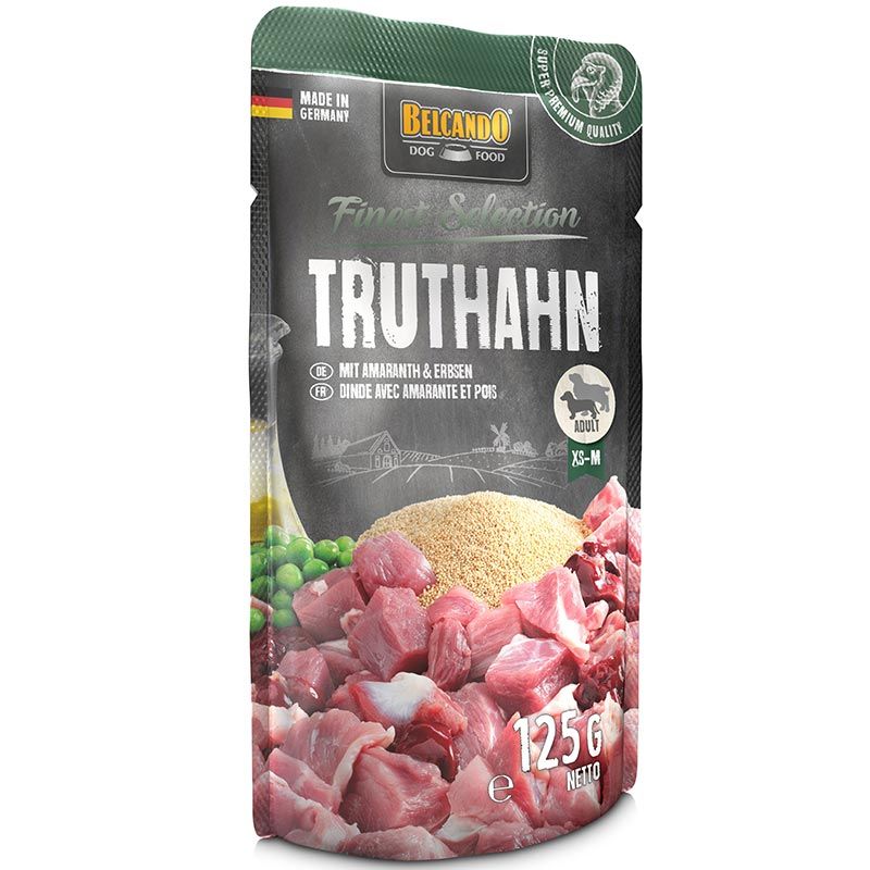 Belcando Truthahn mit Amaranth und Erbsen 125g