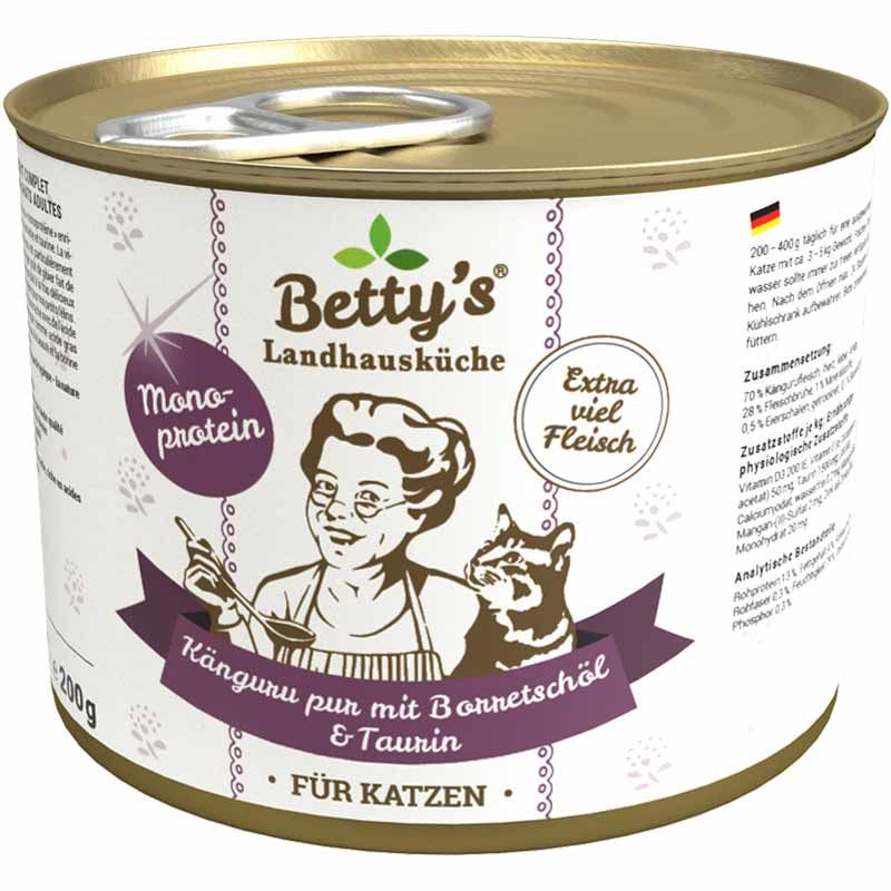 Betty's Landhausküche Dose Känguru PUR + Borretschöl 200g