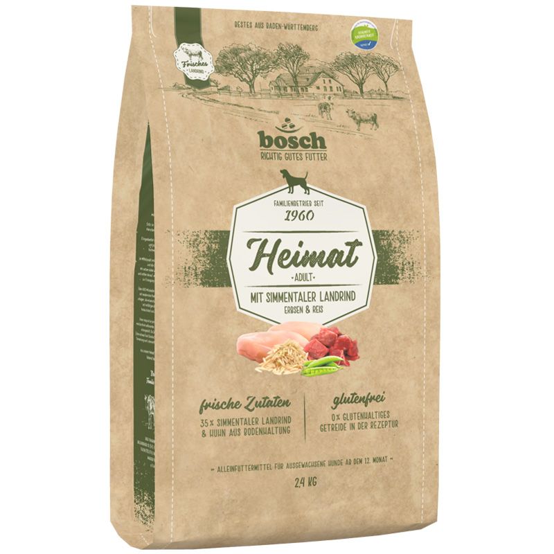 Bosch Heimat Adult mit frischem Simmentaler Landrind 2,4kg
