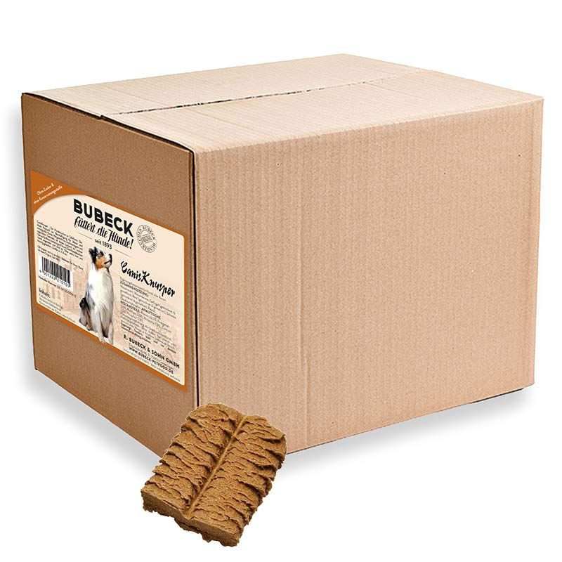 Bubeck Canis Knusper Hundekuchen 10 kg Karton