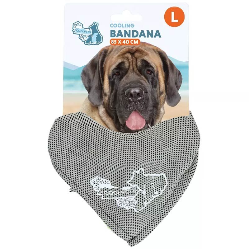 Coolpets Cooling Bandana Gr. L: 85x40cm, beige