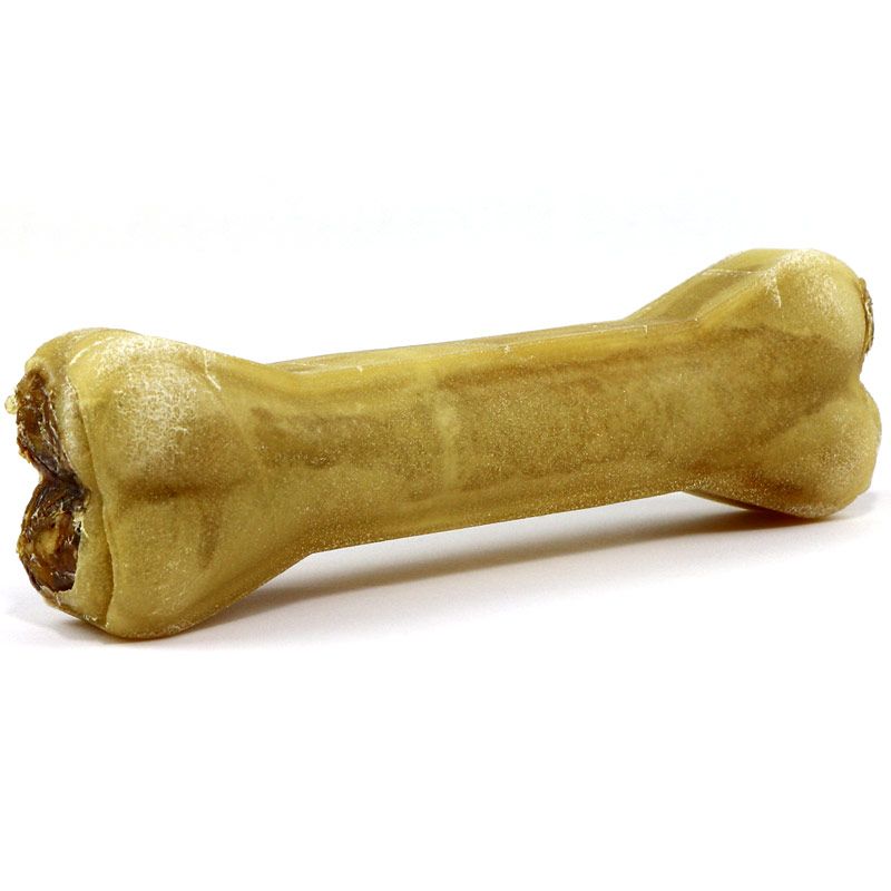 DOGBOSS Natur Kauknochen mit Strauss 12cm (55g)