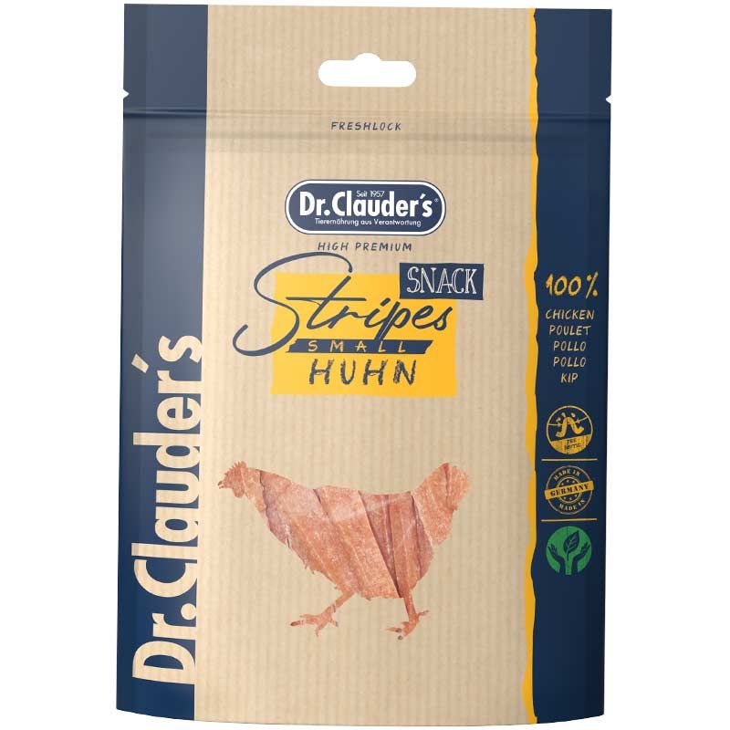 Dr. Clauders Stripes Snack Small Huhn 80g