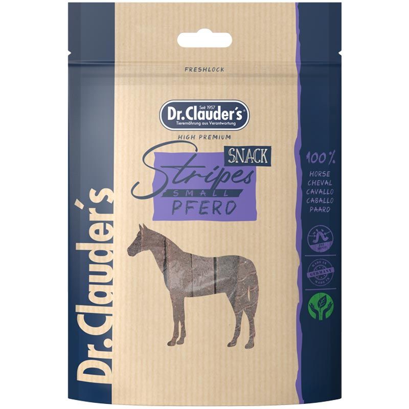 Dr. Clauders Stripes Snack Small Pferd 80g