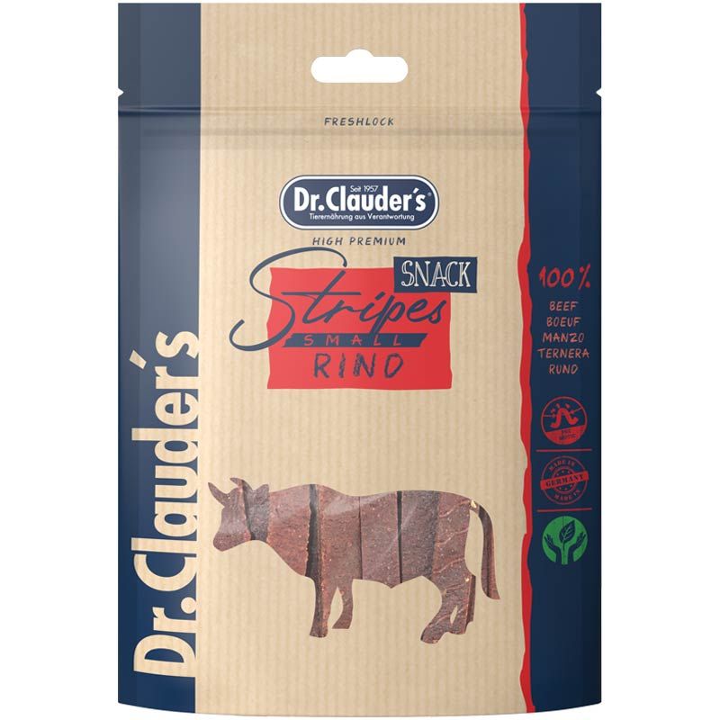 Dr. Clauders Stripes Snack Small Rind 80g