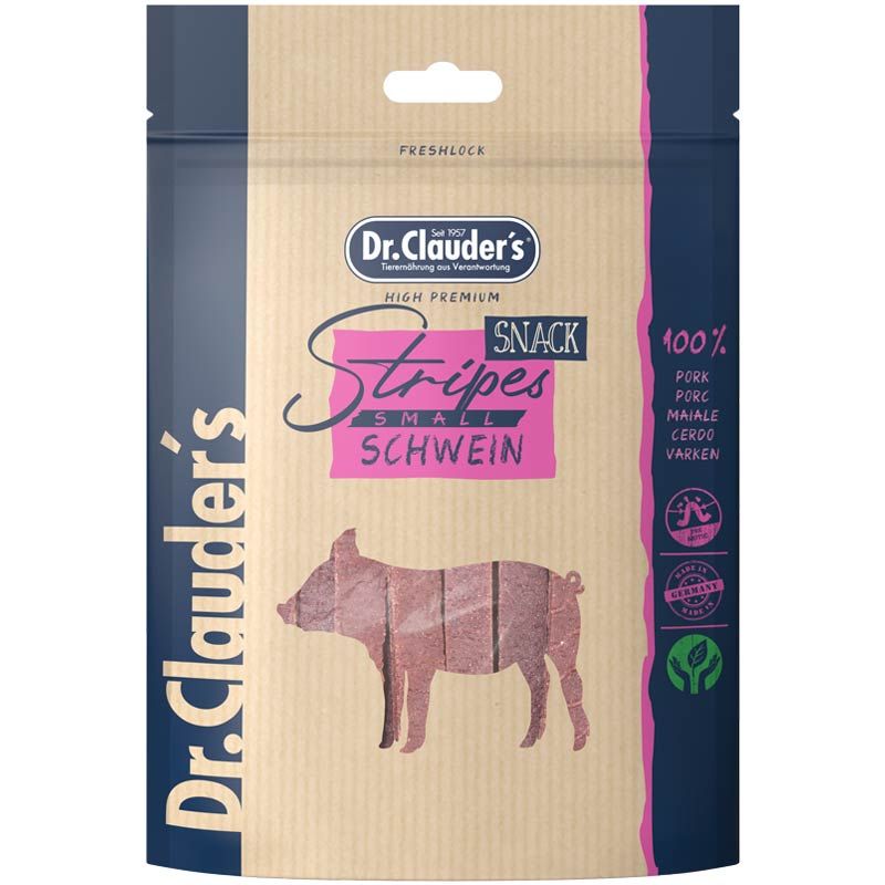 Dr. Clauders Stripes Snack Small Schwein 80g