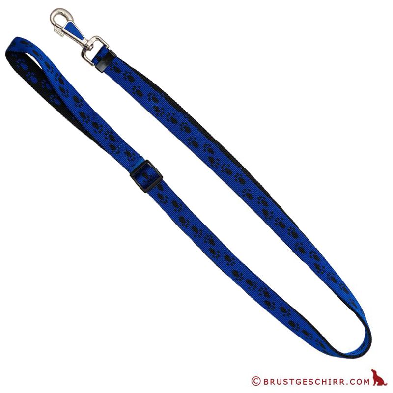 Kombileine 20mm/100-200cm BLAU/SCHWARZE Pfötchen