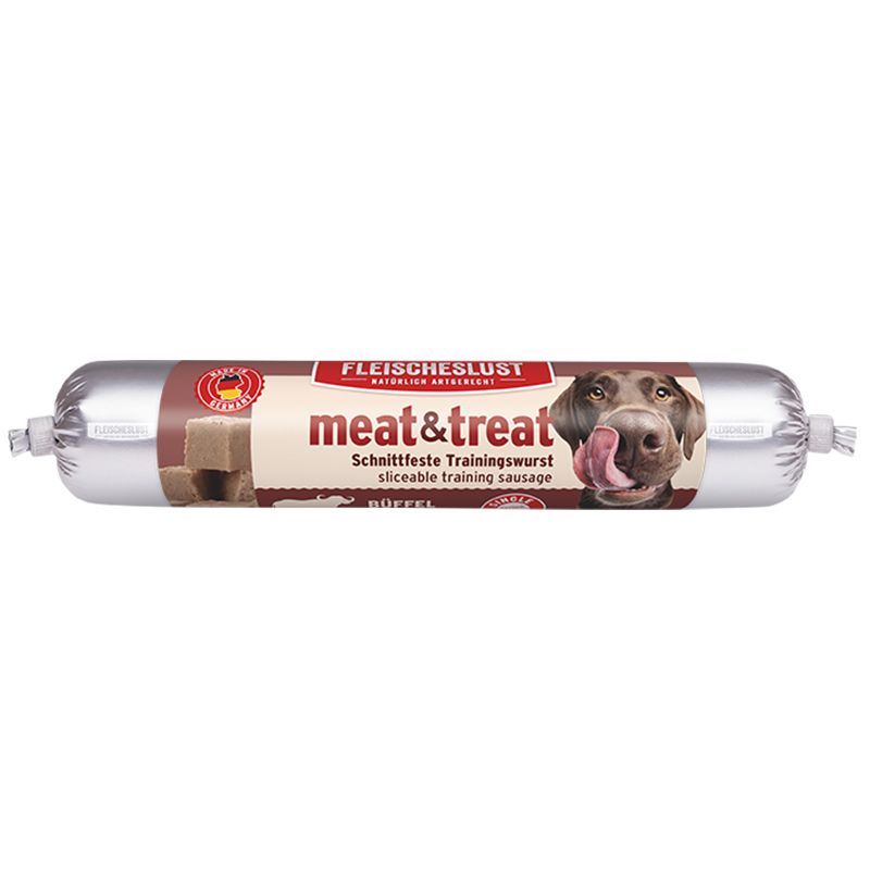 Fleischeslust Meat & Treat Büffel Singleshot 80g