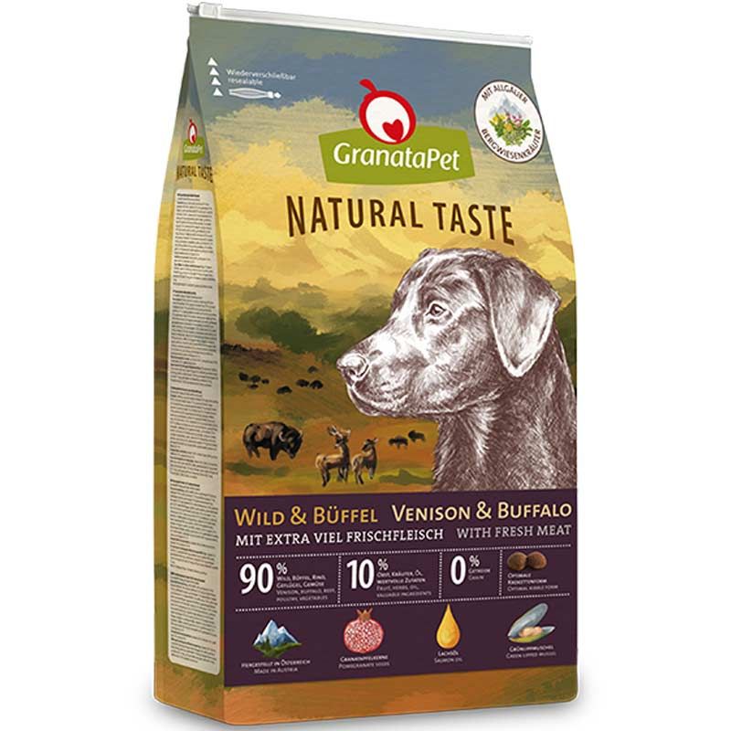 GranataPet Natural Taste Wild & Büffel 4 kg
