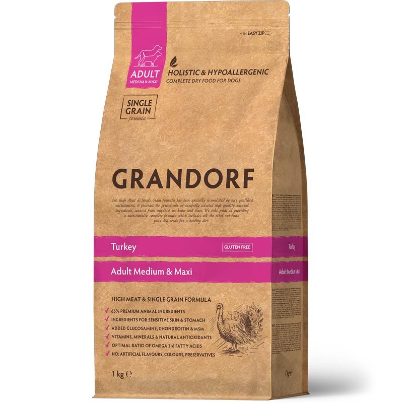 Grandorf Adult Medium-Maxi Pute 1 kg