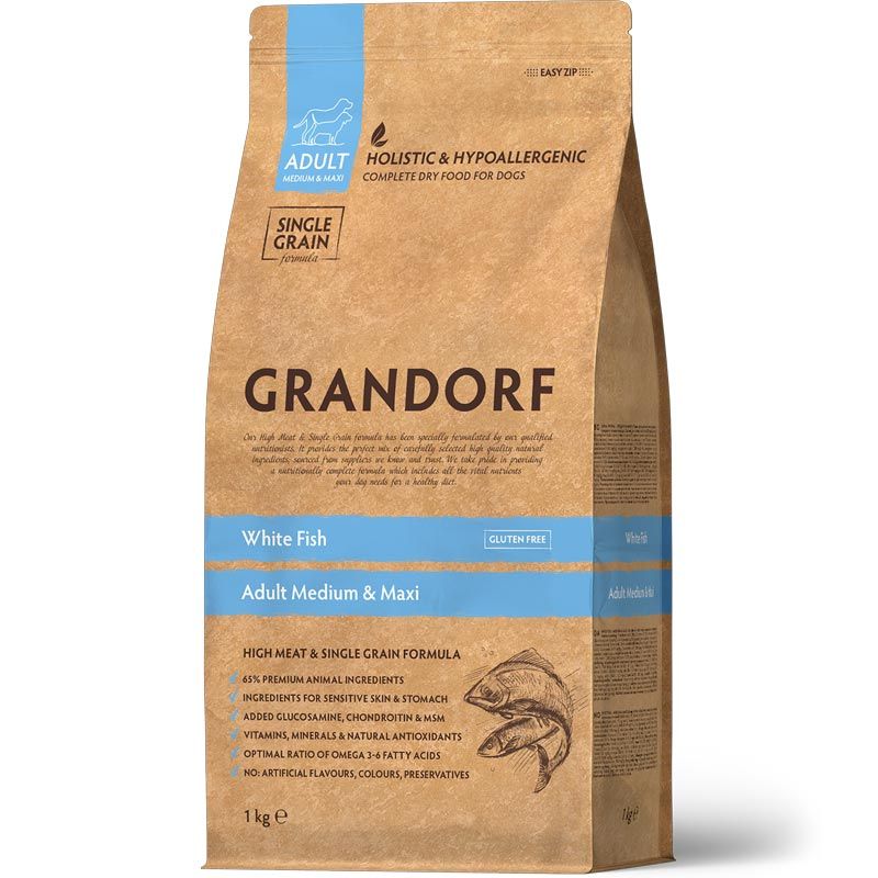 Grandorf Adult Medium-Maxi Weißfisch 1 kg