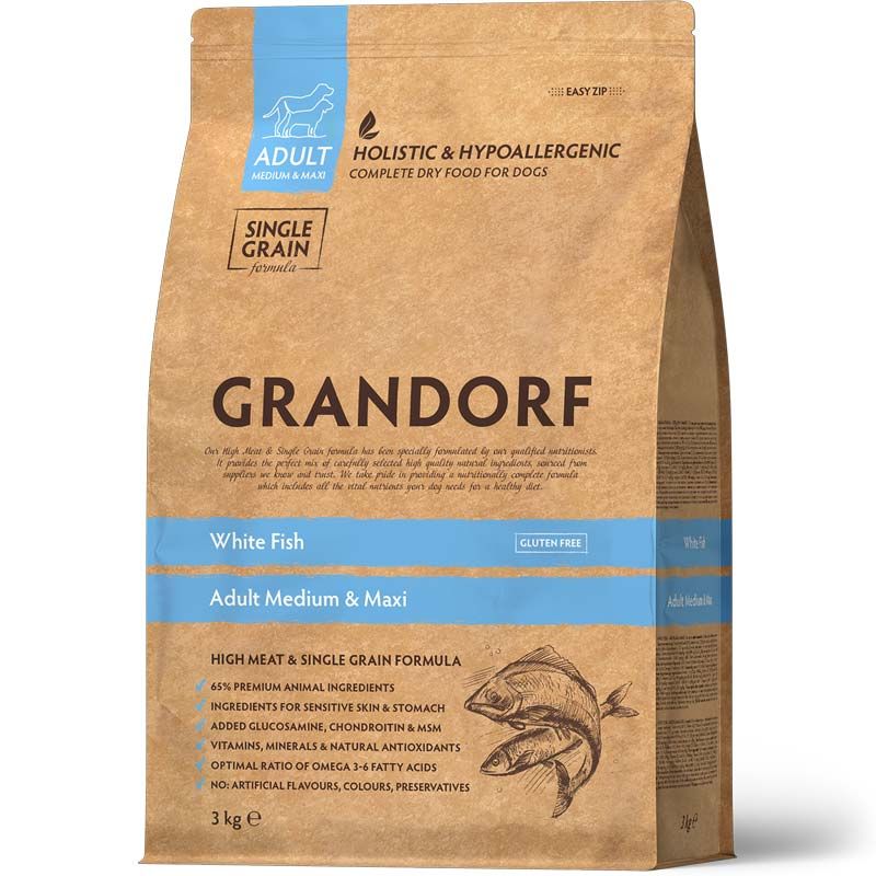 Grandorf Adult Medium-Maxi Weißfisch 3 kg
