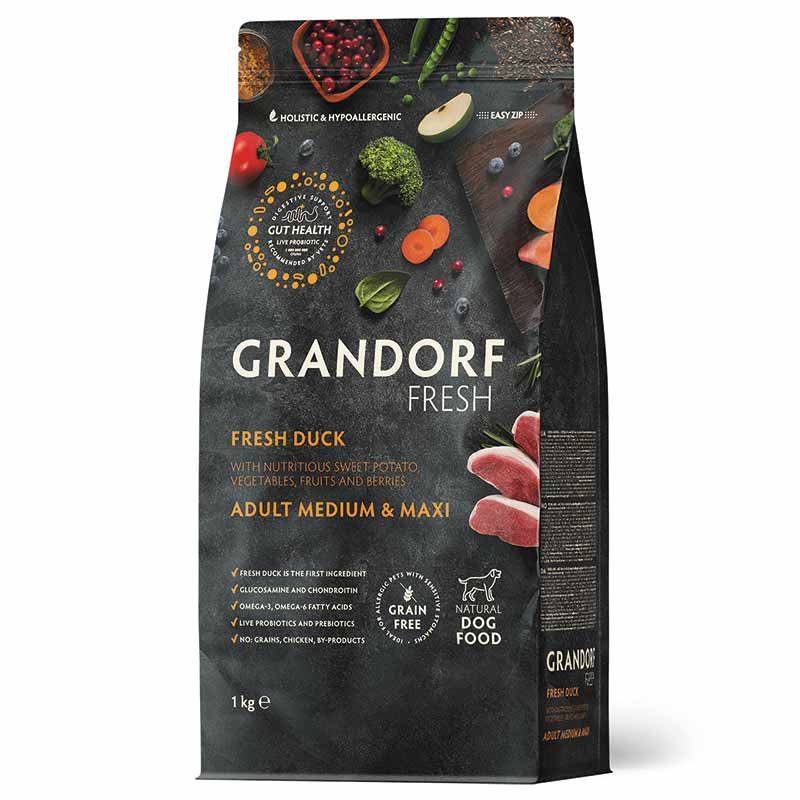 Grandorf Fresh Adult Medium-Maxi Frische Ente 1 kg
