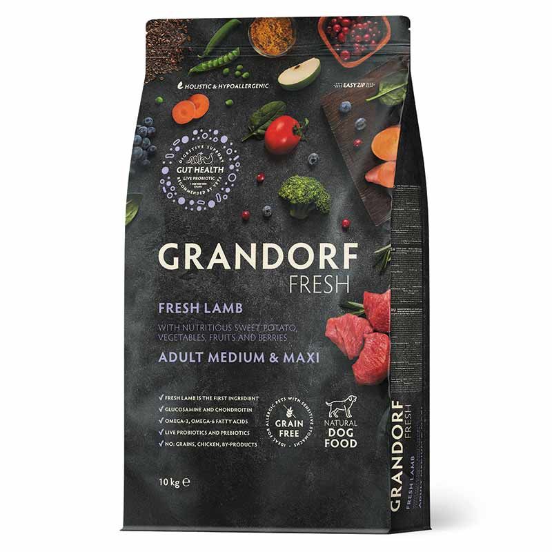 Grandorf Fresh Adult Medium-Maxi Frisches Lamm 10 kg