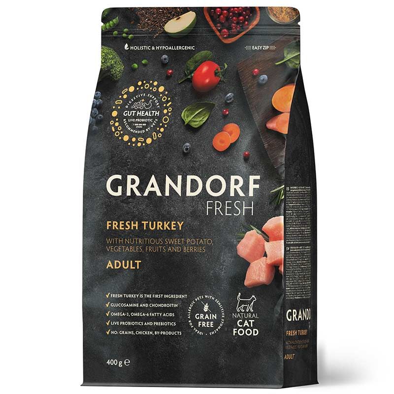 Grandorf Katze Fresh Adult Frische Pute 400g