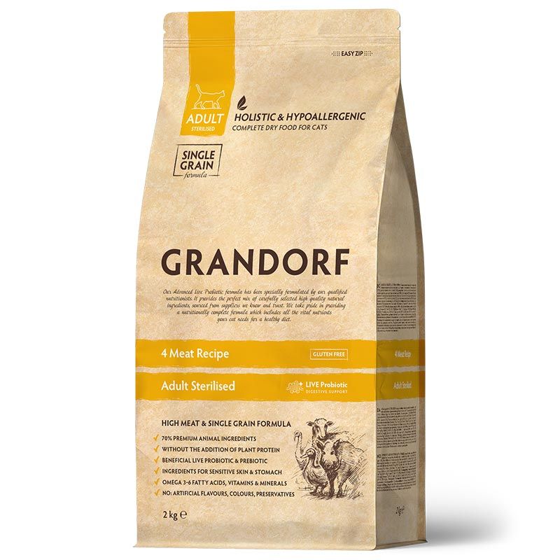 Grandorf Katze Sterilized 4 Meat 2 kg