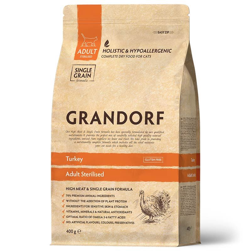 Grandorf Katze Sterilized Pute 400g