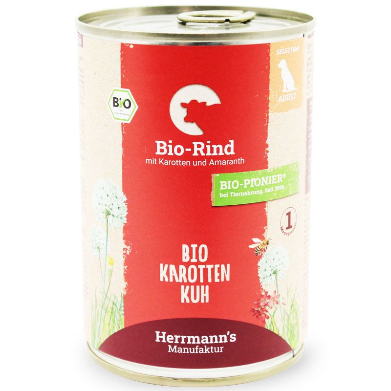 Herrmanns Selection Erwachsen Bio Rind 400g