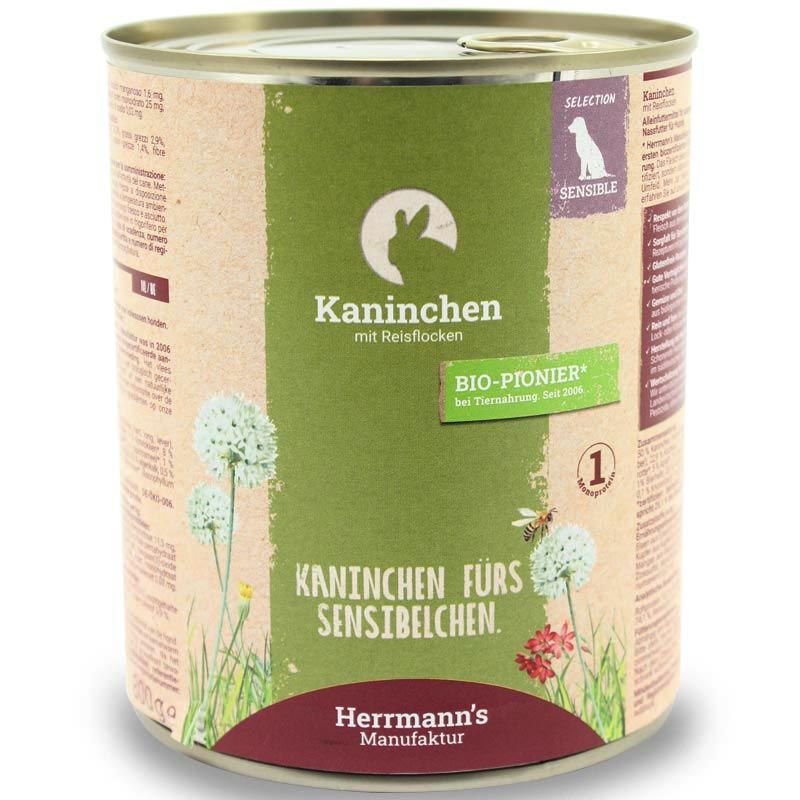 Herrmanns Selection Sensibel Kaninchen 800g