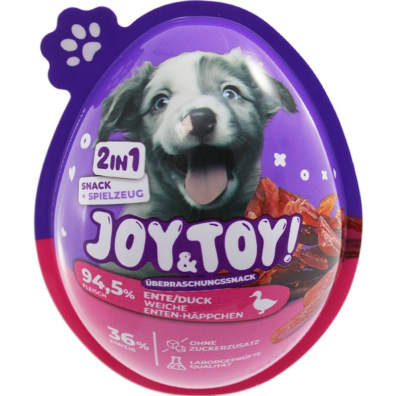 JOY + TOY Überraschungsei für Hund, Ente