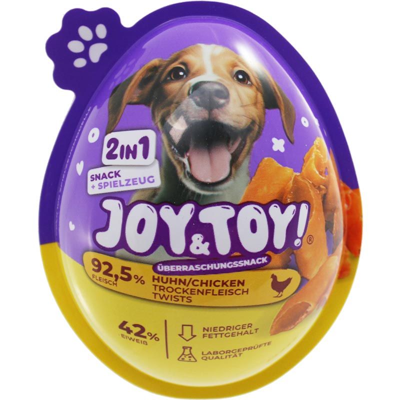 JOY + TOY Überraschungsei für Hund, Hühnchen