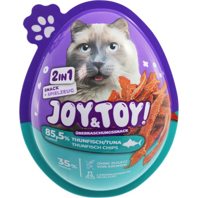 JOY + TOY Überraschungsei für Katzen, Thunfisch