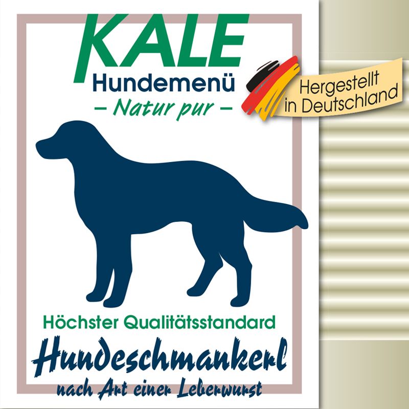 Kale Dose Hundeschmankerl nach Art einer Leberwurst 400g