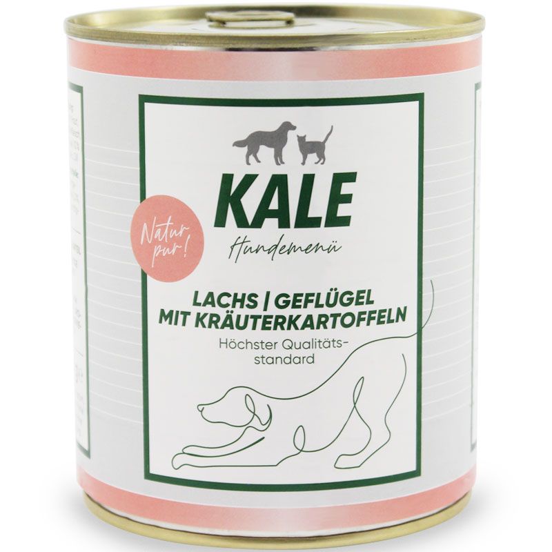 Kale Dose Lachs/Geflügel mit Kräuterkartoffeln 800g