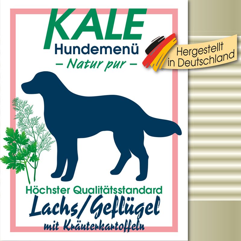 Kale Dose Lachs/Geflügel mit Kräuterkartoffeln 400g