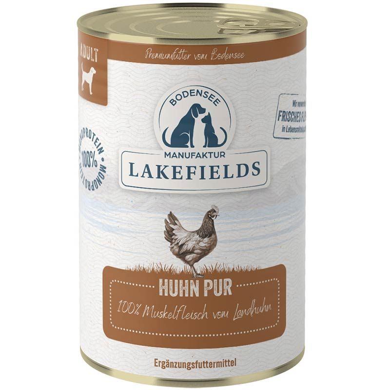 Lakefields Dosenfleisch Huhn Pur 400g
