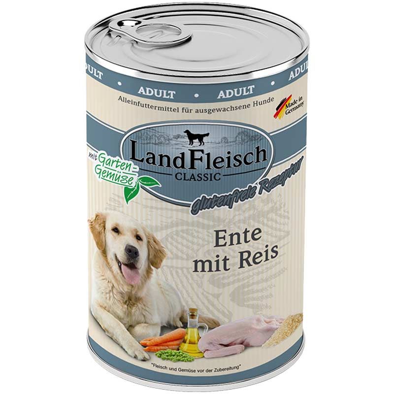 Landfleisch pur Ente mit Reis 400g