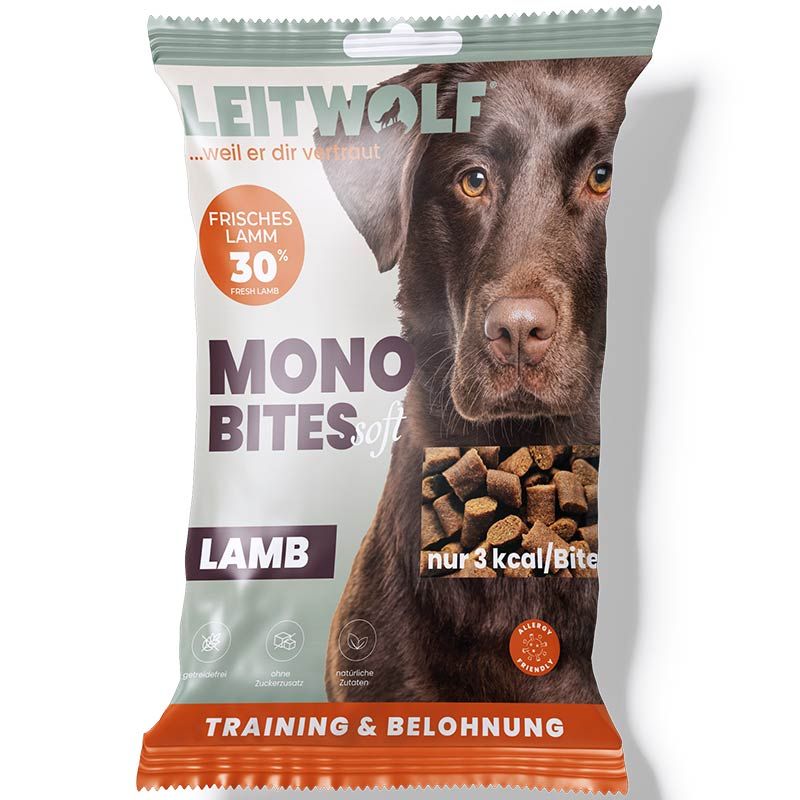 Leitwolf Mono Bites Lamb 80g