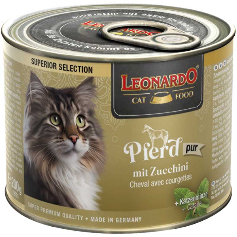 Leonardo Dose Pferd pur mit Zucchini 200g