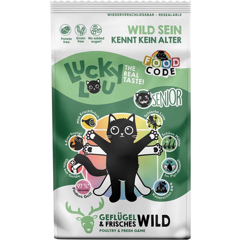 Lucky Lou Food Code Lifestage Senior Geflügel + Wild 1,7kg
